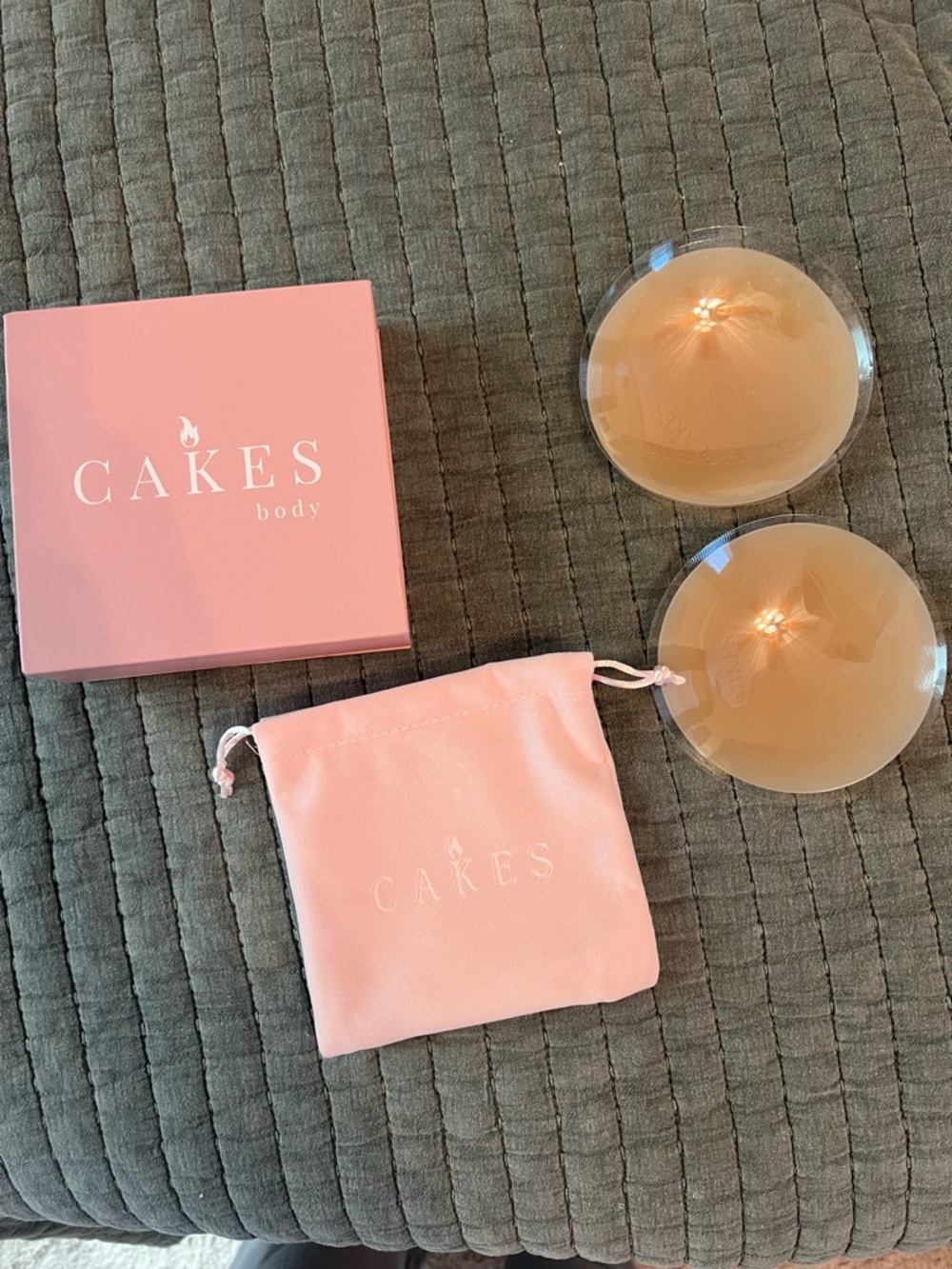CAKES Body Pink Nipple Covers - Adhesive Silicone Pasties